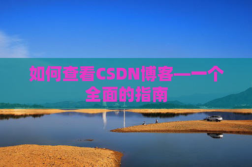 如何查看CSDN博客—一个全面的指南